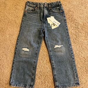 ZARA boys jeans. Distressed. NWT. Super cute! Fit like a 6/7.